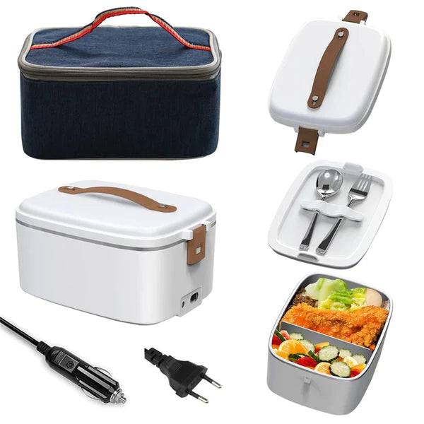 3 Niveaux Boîte à lunch Chauffante électrique Box Chauffante Portable 2L -  E-Achat 🇲🇱